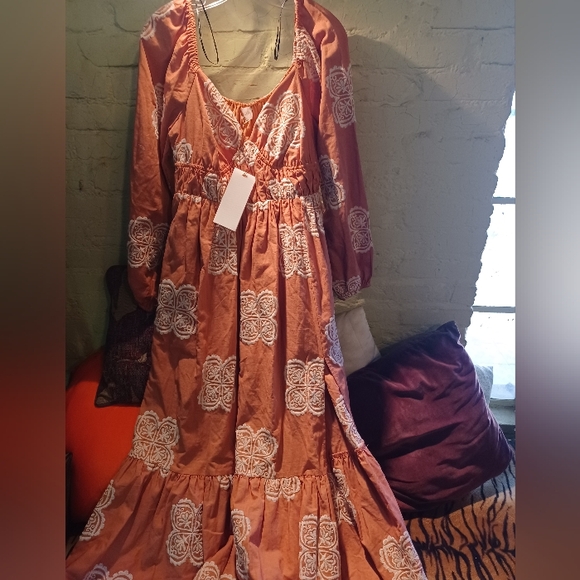 ciebon Dresses & Skirts - NEW! Ciebon Cotton Embroidered  Patterned Dress